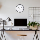 Berlin wall clock -  modern metal minimalist clock
