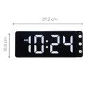 Horloge de Table/Murale 27,2x10,8x3cm - LED - ABS - NeXtime 'Horloge Digitale'