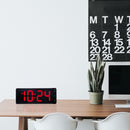 Horloge de Table/Murale 27,2x10,8x3cm - LED - ABS - NeXtime 'Horloge Digitale'