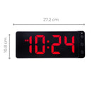 Horloge de Table/Murale 27,2x10,8x3cm - LED - ABS - NeXtime 'Horloge Digitale'