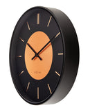 Wall clock; Silent clock; Designer clock, Gift; Retro clock; Metal clock; Copper décor; NeXtime; Vintage clock; Loft ;