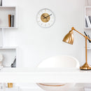 Wall clock; Silent clock; Designer clock, Gift; Retro clock; Metal clock; Golden décor; NeXtime; Vintage clock; Loft ;