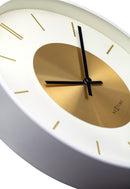 Wall clock; Silent clock; Designer clock, Gift; Retro clock; Metal clock; Golden décor; NeXtime; Vintage clock; Loft ;