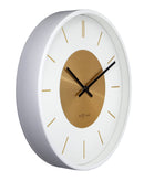 Wall clock; Silent clock; Designer clock, Gift; Retro clock; Metal clock; Golden décor; NeXtime; Vintage clock; Loft ;