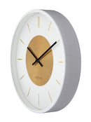 Wall clock; Silent clock; Designer clock, Gift; Retro clock; Metal clock; Golden décor; NeXtime; Vintage clock; Loft ;