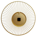 Wall clock 80cmØ - Metal - Gold - NeXtime 'Vasco Round'