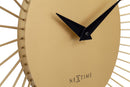Wall clock 80cmØ - Metal - Gold - NeXtime 'Vasco Round'