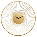Wall clock 80cmØ - Metal - Gold - NeXtime 'Vasco Round'