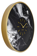 Wall clock; Silent clock; Designer clock; Gift; Marble clock; NeXtime; Luxury clock; Glamorous; Sophisticated; Art Deco ;