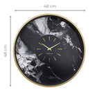 Wall clock; Silent clock; Designer clock; Gift; Marble clock; NeXtime; Luxury clock; Glamorous; Sophisticated; Art Deco ;