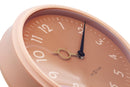 Wall clock; Silent clock; Designer clock; Gift; NeXtime; Trendy colour clock; Minimalist; Modern; Pastel colour clock,
