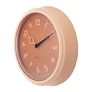 Wall clock; Silent clock; Designer clock; Gift; NeXtime; Trendy colour clock; Minimalist; Modern; Pastel colour clock,