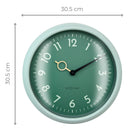 Wall clock; Silent clock; Designer clock; Gift; NeXtime; Trendy colour clock; Minimalist; Modern; Pastel colour clock,