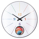 Large wall clock; Silent clock; Designer clock; Pendulum clock;  Gift; Unique clock; NeXtime; Rainbow clock; Colorful clock; Mondern clock; Artistic; Workplace ;