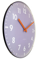 Wall Clock 35cm Domed Glass Lens-Silent-Glass-NeXtime 'Duomo'