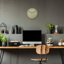 Oversized Berlin wall clock, large metal design, trendy color, minimalist, modern