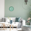 Oversized Berlin wall clock, large metal design, trendy color, minimalist, modern