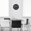 Wall clock;  Silent clock; Designer clock; Gift; Modern clock; Unique clock; NeXtime;  Station clock; Classic clock; Black clock; Minimalist; Workplace; Industrial; Urban