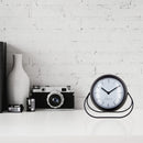 Table Alarm Clock 14x12x8cm-Silent-Metal-NeXtime 'Bubble Alarm Clock'