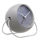 Table Alarm Clock 14x12x8cm-Silent-Metal-NeXtime 'Bubble Alarm Clock'
