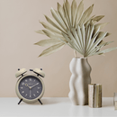 Tafelwekker 12 x 14 x 6cm-Stil-Rustig-Metaal-NeXtime "Golden Hour"