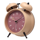 Tafelwekker 12 x 14 x 6cm-Stil-Rustig-Metaal-NeXtime "Golden Hour"