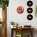 Wandklok - 43cm - Stil - Multikleur - Glas - 'Jazz'