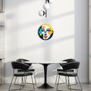 Wall Clock; Silent Clock; Designer Clock; Gift ideas; Pop Art Clock; Multicolour Clock; Glass Clock; NeXtime; Colourful clock; Fun clock; Artistic clock; Stylish clock; Modern clock