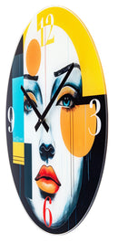 Wall Clock; Silent Clock; Designer Clock; Gift ideas; Pop Art Clock; Multicolour Clock; Glass Clock; NeXtime; Colourful clock; Fun clock; Artistic clock; Stylish clock; Modern clock