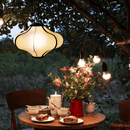 Lampenschirm 40cm-Laterne-Elastischer Stoff-"Lumi"