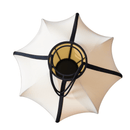 Lampenschirm 40cm-Laterne-Elastischer Stoff-"Lumi"