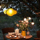 Lampenschirm 40cm-Laterne-Elastischer Stoff-"Lumi"