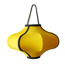 Lampenschirm 40cm-Laterne-Elastischer Stoff-"Lumi"