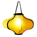Lampenschirm 40cm-Laterne-Elastischer Stoff-"Lumi"