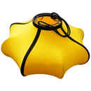 Lampenschirm 40cm-Laterne-Elastischer Stoff-"Lumi"