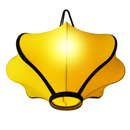 Lampenschirm 40cm-Laterne-Elastischer Stoff-"Lumi"