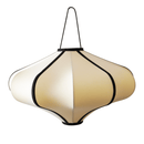 Abat-jour 60cm-Lanterne-Tissu élastique-"Lumi"