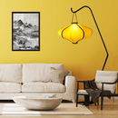 Vloerlampstandaard (voor Lumi Lantaarn) 38x213,5cm-Metaal-Zwart "Lumi"