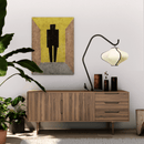 Lampenschirm 40cm-Laterne-Elastischer Stoff-"Lumi"