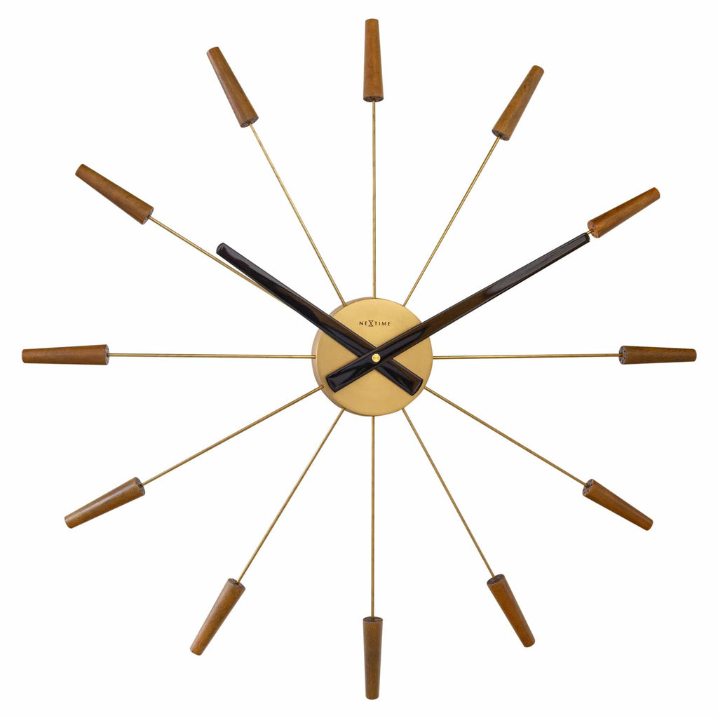 NeXtime - Wall clock - 58 cm - Stainless Steel - Plastic - Silver