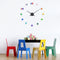 Wall clock - 48 x 3 cm - Aluminum - 'Small Hands'