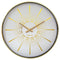 Wall clock 40cm - Silent - Metal - "Excentric"