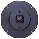 Wall Clock 35cm Domed Glass Lens - Silent - Glass -"Shade"