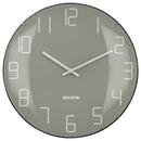 Wall Clock 35cm Domed Glass Lens - Silent - Glass -"Shade"
