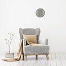 Wall Clock 35cm Domed Glass Lens - Silent - Glass -"Shade"