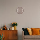 Wall Clock 35cm Domed Glass Lens - Silent - Glass -"Shade"