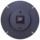 Wall Clock 35cm Domed Glass Lens - Silent - Glass -"Shade"