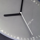 Berlin wall clock -  modern metal minimalist clock
