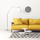 Berlin wall clock -  modern metal minimalist clock