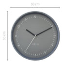 Berlin wall clock -  modern metal minimalist clock
